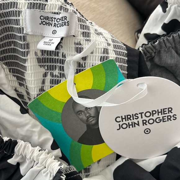 NWT Christopher John Rogers x Target Floral Puff Sleeve Midi Dress - Picture 4 of 7